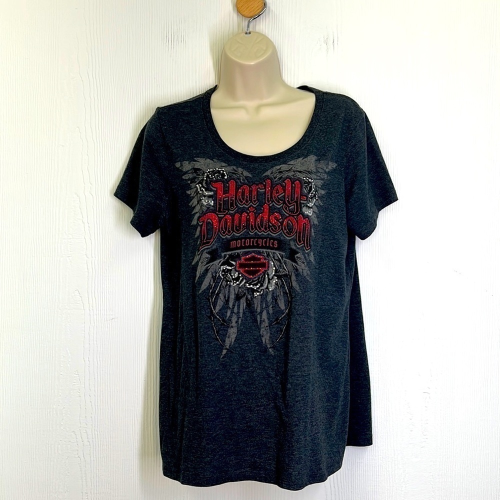 Harley Davidson - Bling Kingston Ontario Canada Harley Short Sleeve T Shirt M